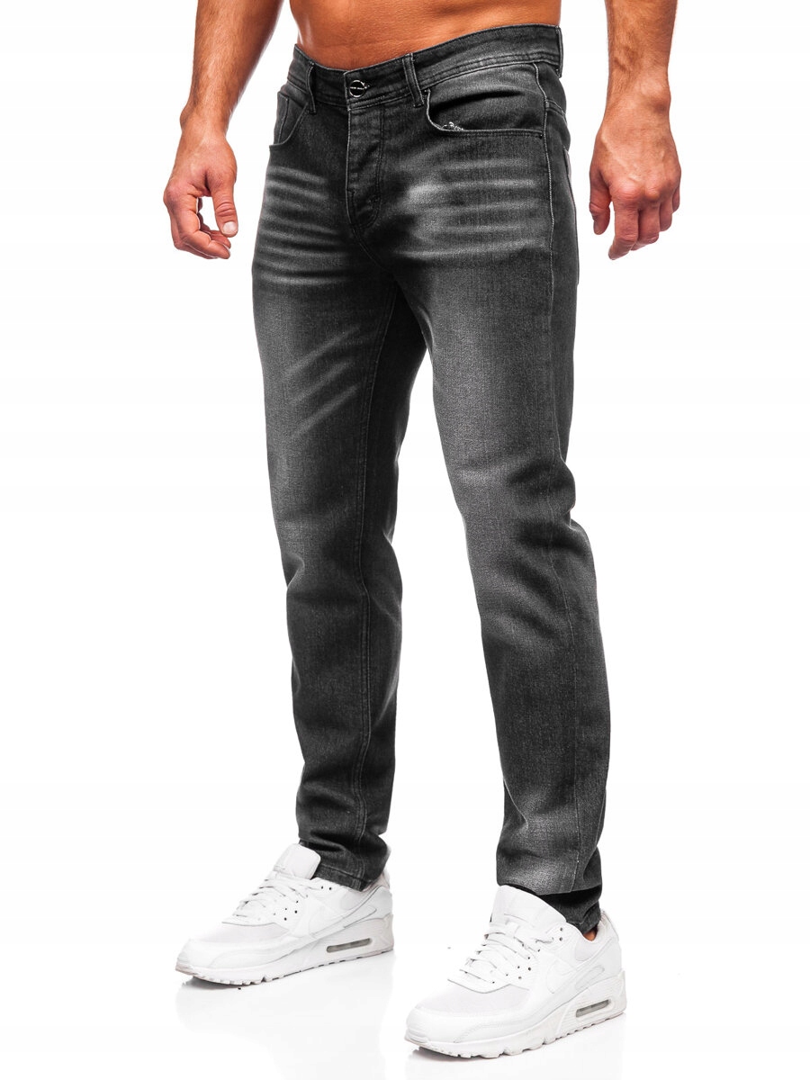 Pánské Džínové Kalhoty Regular Fit Černé MP0199N DENLEY_29/S