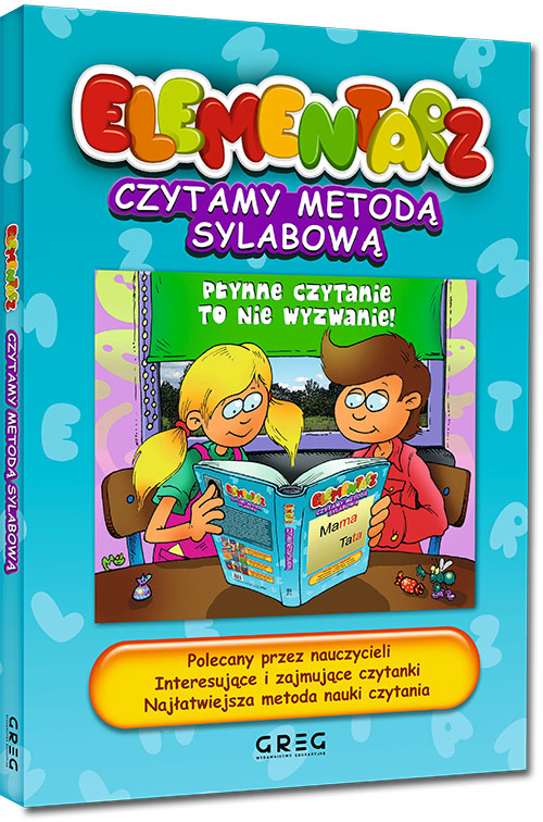 Elementarz. Czytamy metodą sylabową. Greg