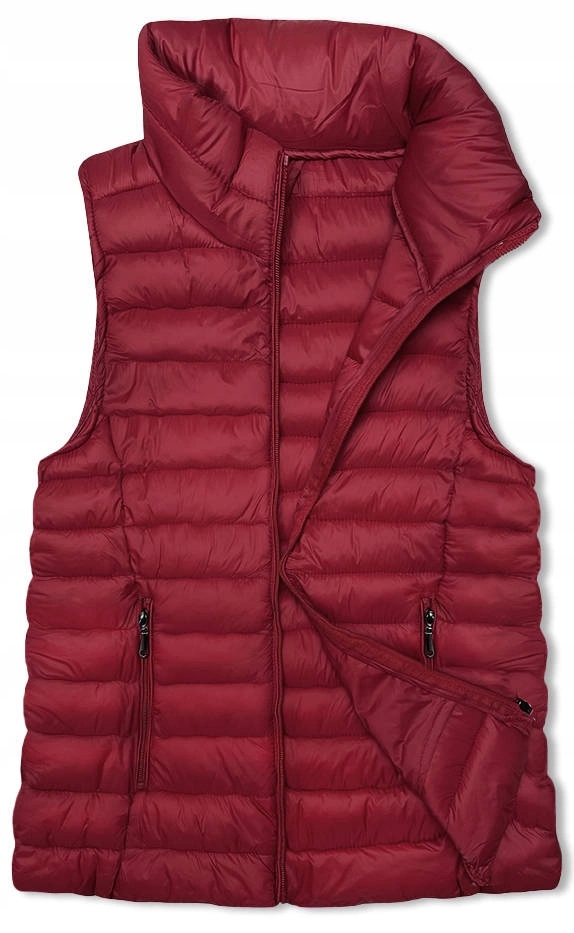 Bezrękawnik Damski 16M9155 Czerwony L (40)