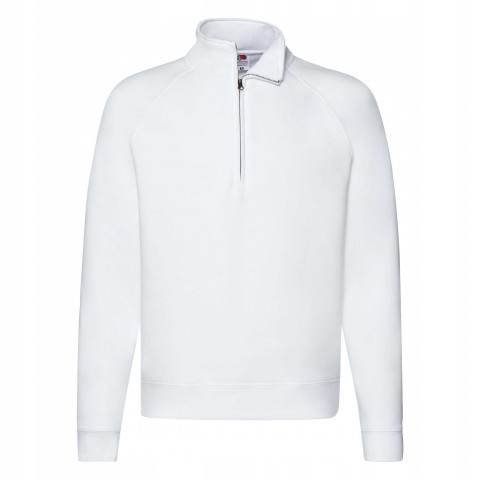 

Bluza męska Zip Neck Premium FruitLoom Biały M
