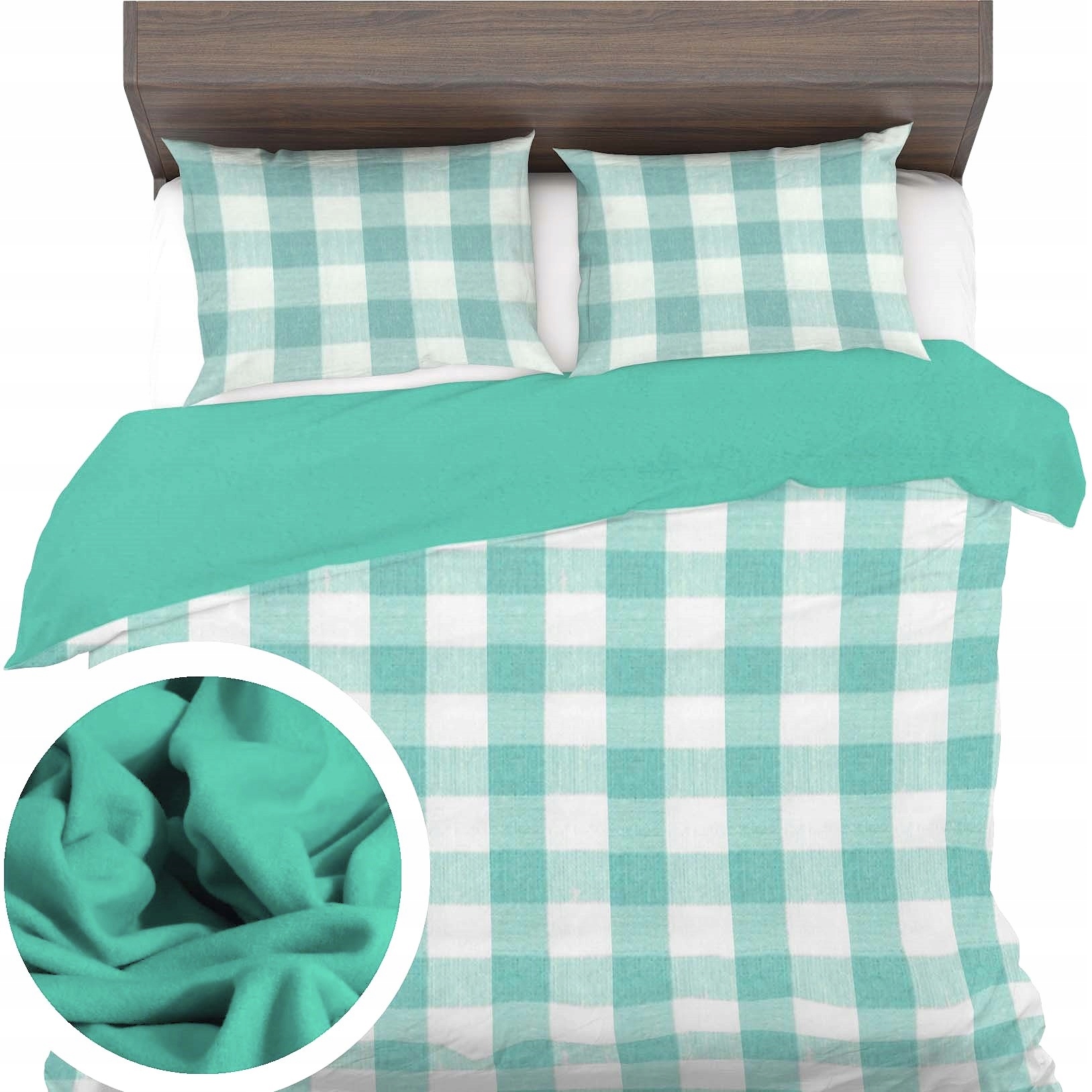 Izolované Povlečení 160x200+1x70x80 Fleece Bavlna Teplé zimní na zip
