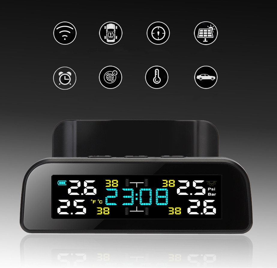 TPMS Monitor ciśnienia w oponach z 4 czujnik Producent inny