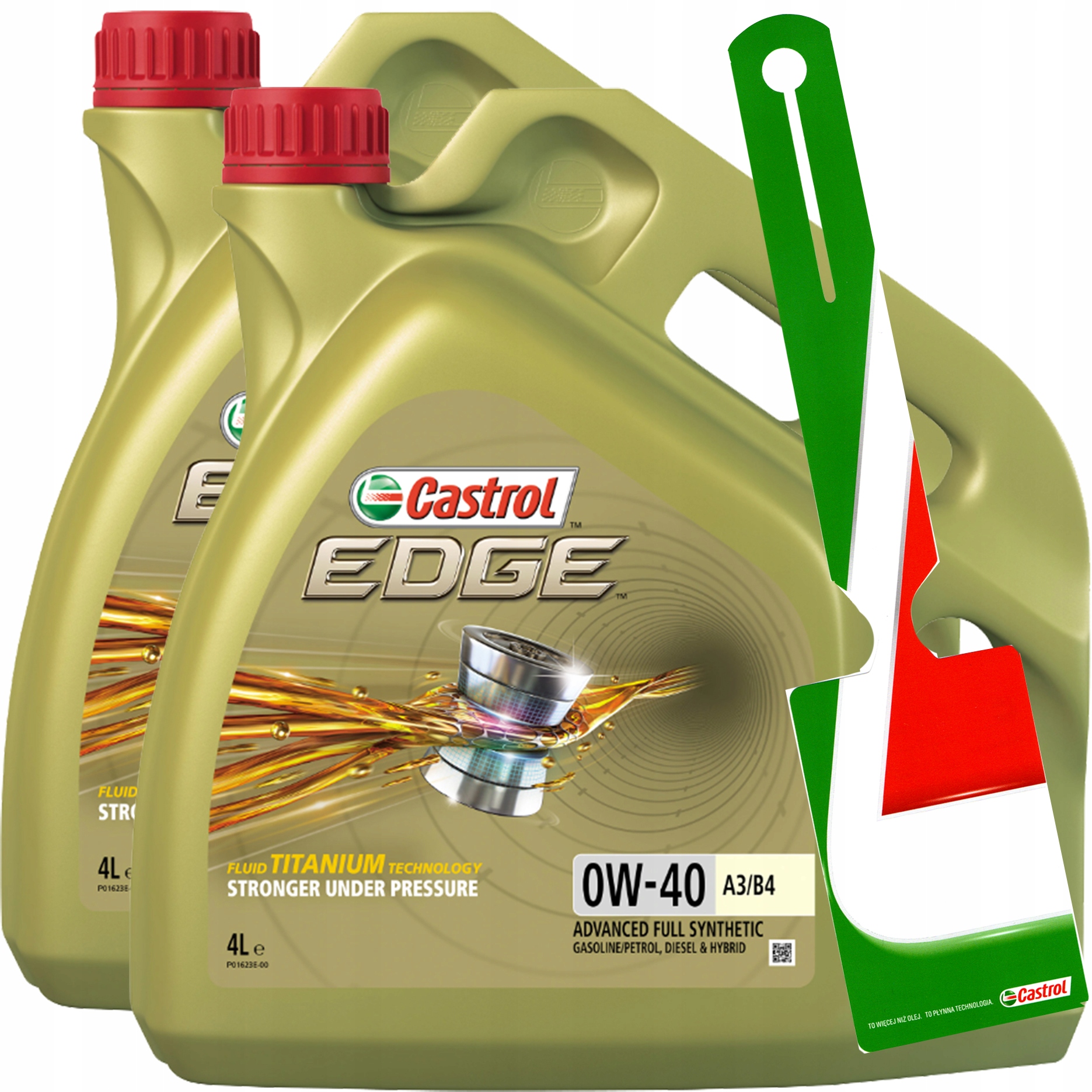 CASTROL EDGE TITANIUM FST 0W-40 A3/B4 8L ZAWIESZKA