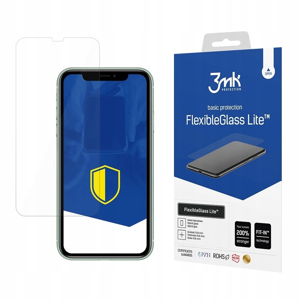 3mk FlexibleGlass Lite szkło ochronne na iPhone 11 przezroczyste