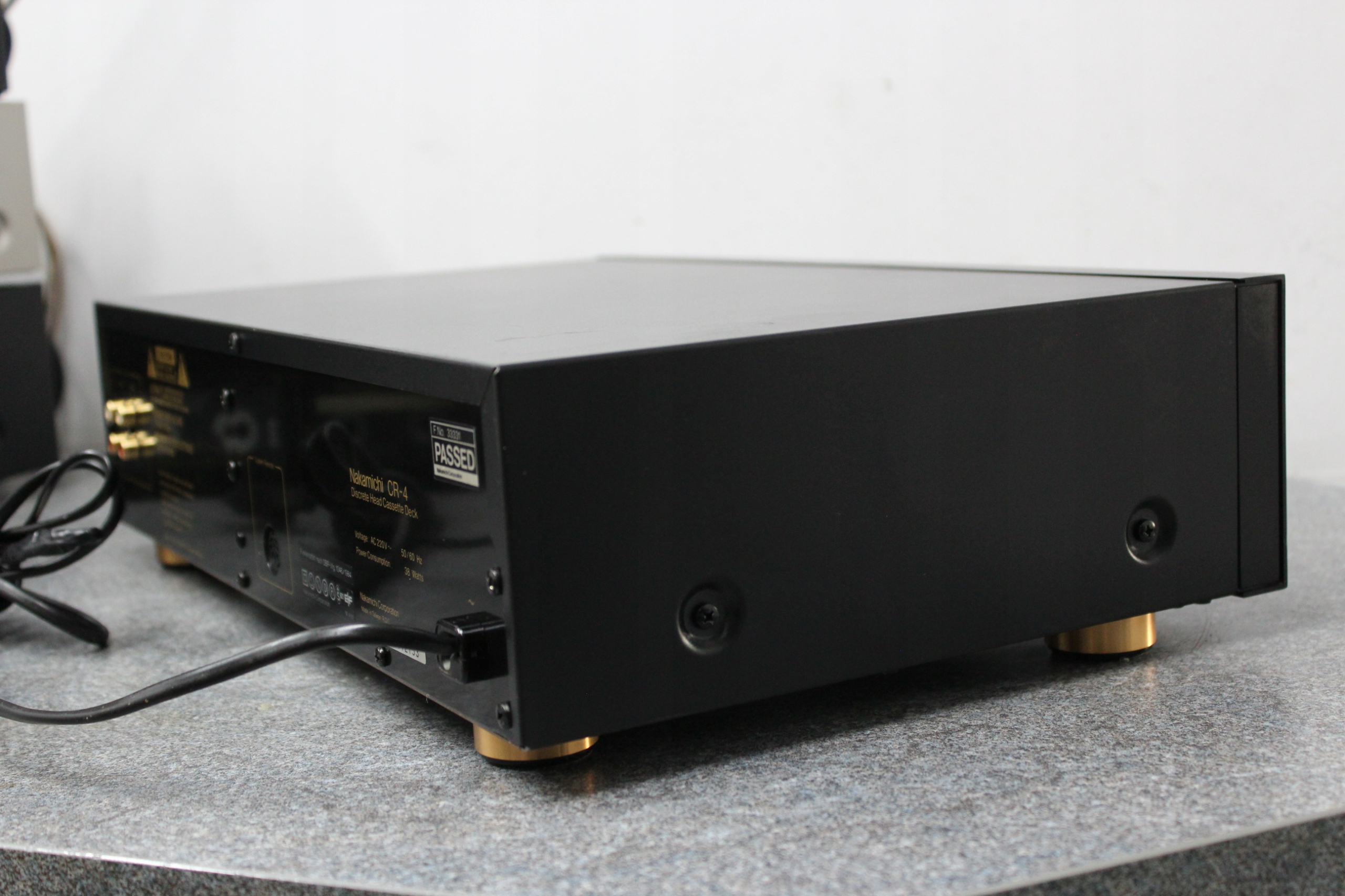 Magnetofon kasetowy Nakamichi MAGNETOFON NAKAMICHI CR-4E czarny Informacje o bezpieczeństwie CE