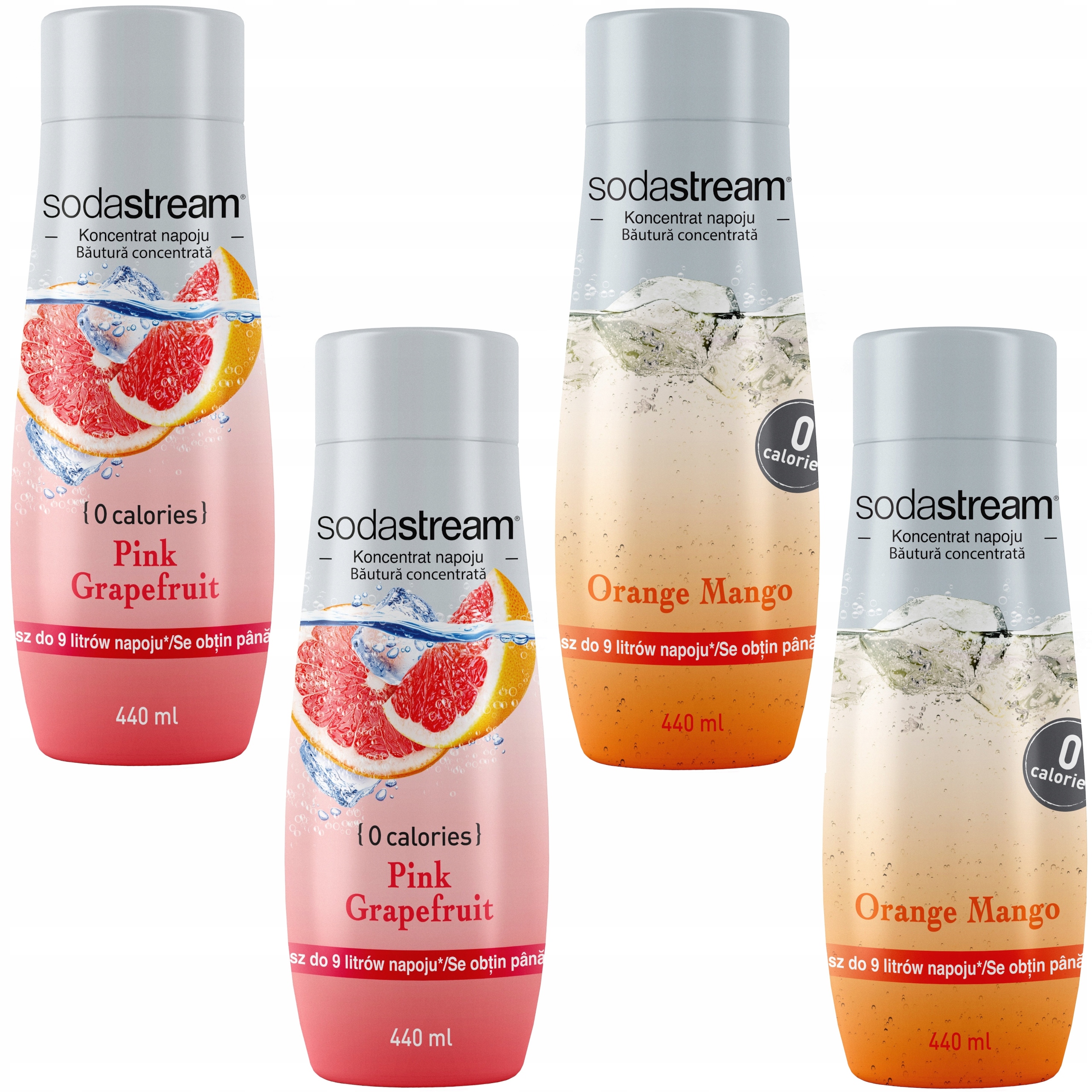 

Sodastream Koncentrat syrop 2 smaki po 2 syropy