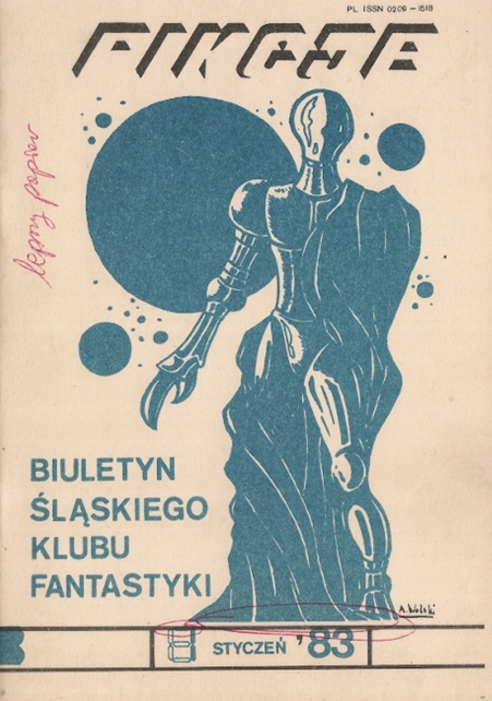 Fikcje 1/1983 (fanzin SF) - pierwszy numer + plakacik