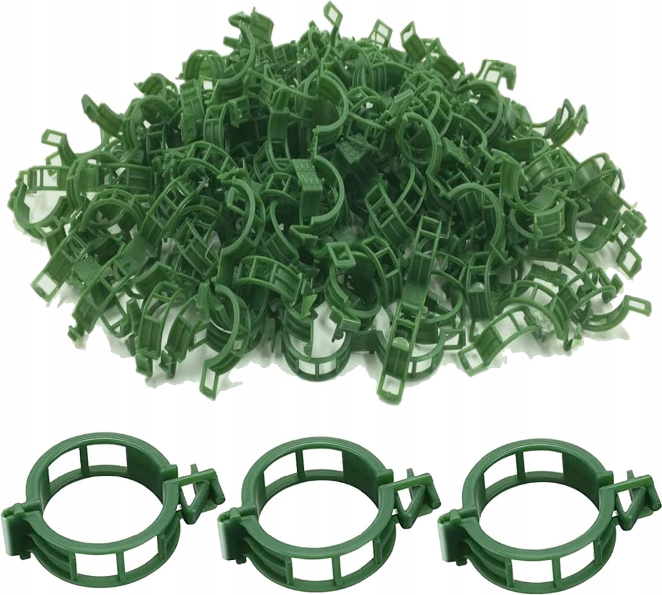 КРЕПЕЖНЫЕ ЗАЖИМЫ ДЕРЖАТЕЛЬ ЗАЖИМ ДЛЯ ТОМАТНЫХ СТЕБЛЕЙ БОБОВЫХ ПОБЕГОВ 100 ШТ