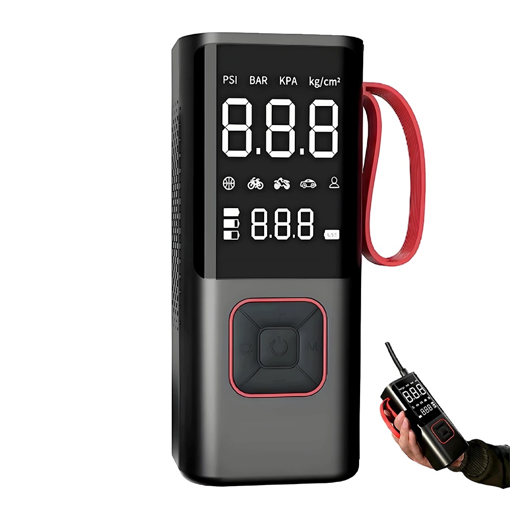 Bezdrátová elektrická Automobilová pumpa, přenosný kompresor na kolo
