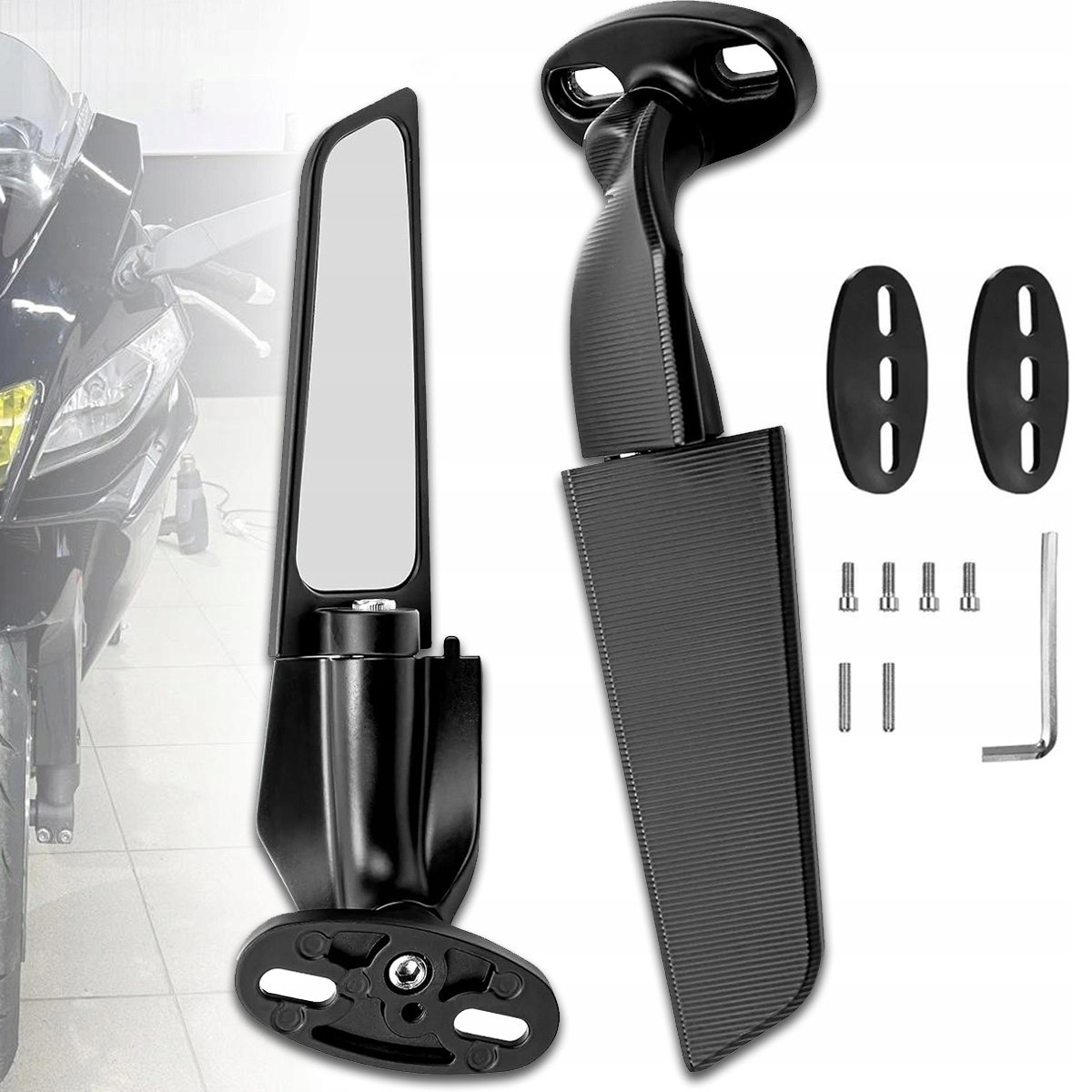 2шт зеркала заднего вида для YAMAHA YZF R6 R1 R25 R3 R125 R15