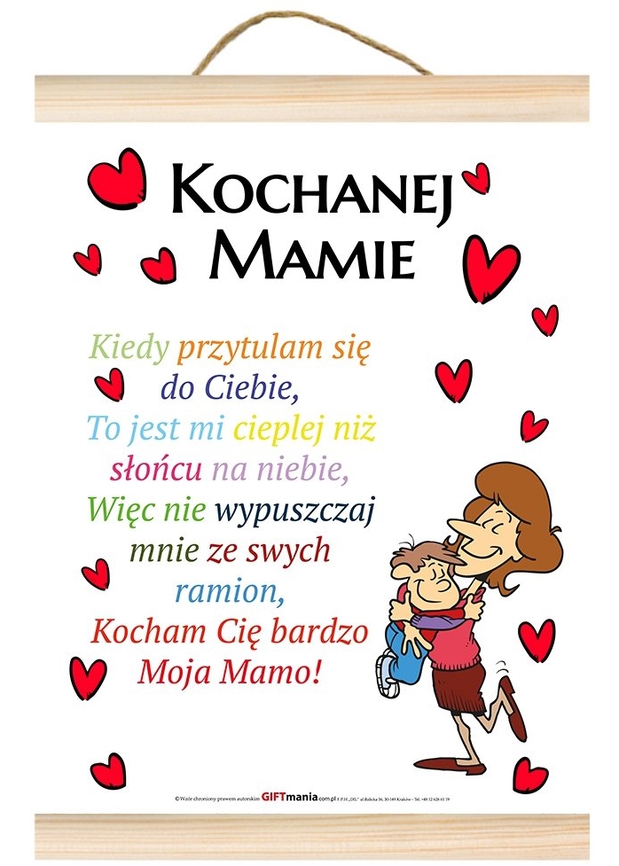 

Dyplom, na Dzień Matki