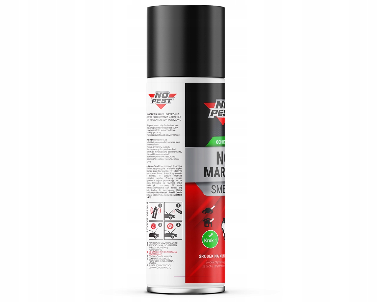 ZMYWACZ ZAPACHU KUNY MYSZY GRYZONIA DO AUTA SAMOCHODU NO MARTEN SMELL 600ML Marka No-Pest