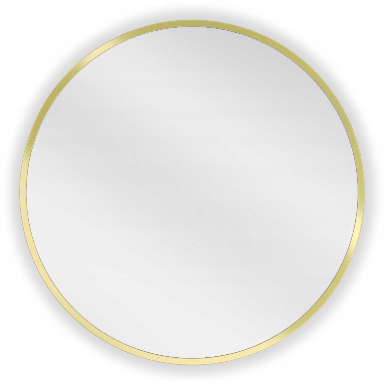 Mexen Loft Zrcadlo Koupelnové Kulaté 45 CM Rám Zlatý