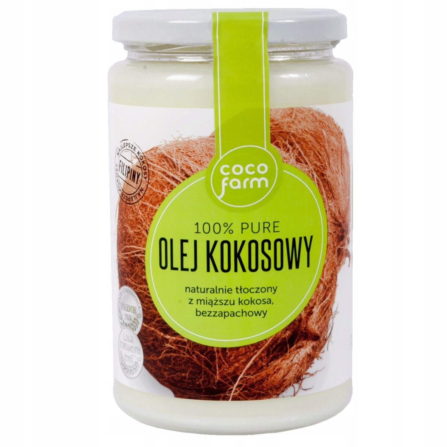 Levně Rafinovaný kokosový olej Coco Farm 690 ml