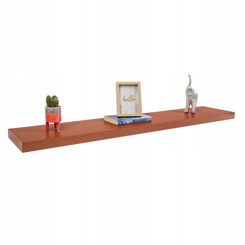 Półka ścienna samowisząca - wisząca 118x23 Jabłoń EAN (GTIN) 5907708143846