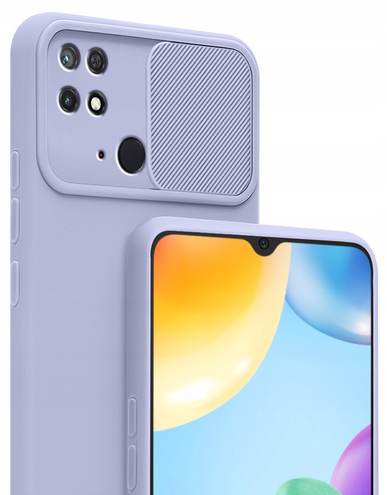 

Etui Silicone CamShield +Szkło do Xiaomi Redmi 10C