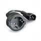 Kabel zasilający IEC 320 C14 - SCHUKO Gembird UPS Model PC-SFC14M-01