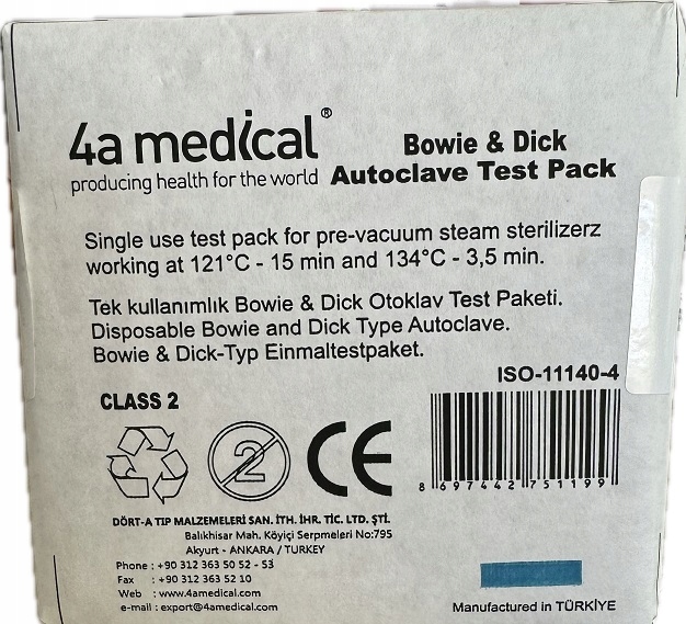 Pakiet testowy Bowie-dick 1szt