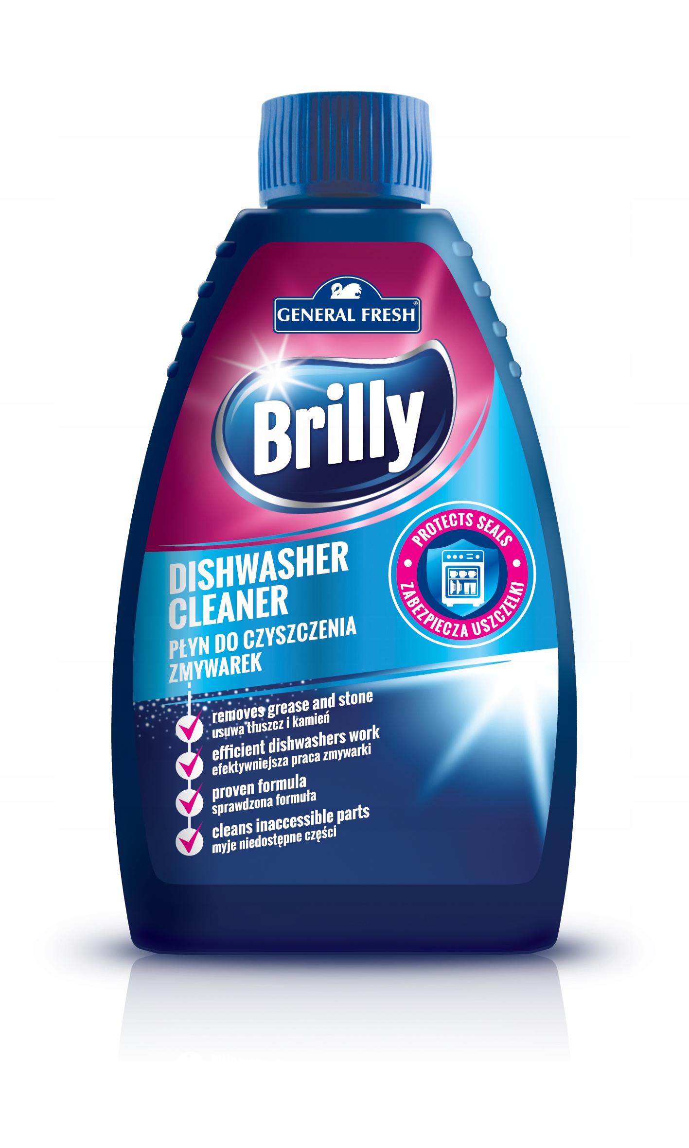 płyn do czyszczenia zmywarek BRILLY 250ml — 2
