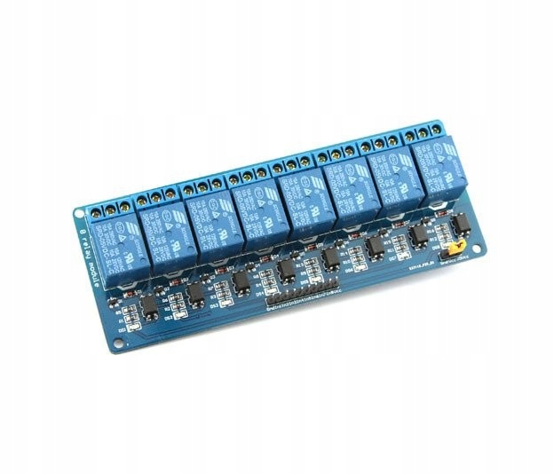 Moduł przekaźnika 8-kanałowego 5V 10A dla Arduino