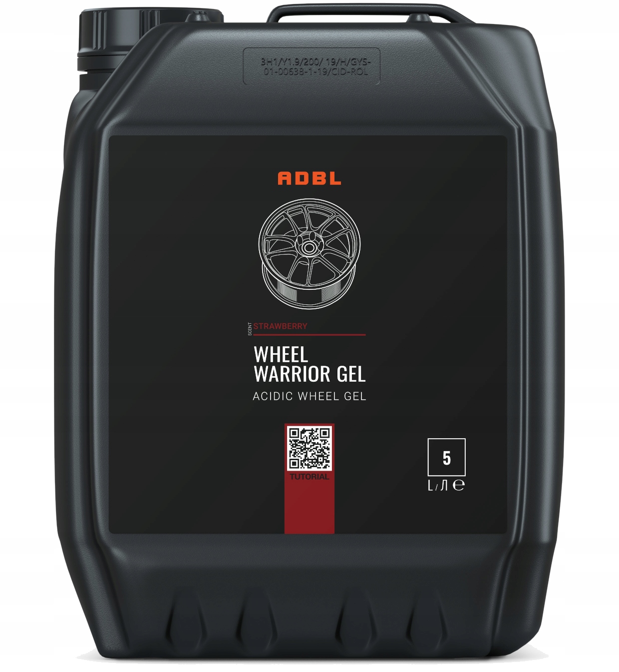 ADBL WHEEL WARRIOR GEL KWAŚNY ŻEL PŁYN DO CZYSZCZENIA MYCIA FELG 5000 ML