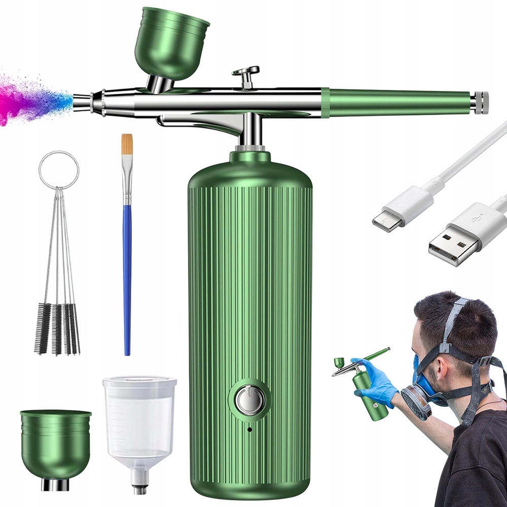 Stříkací Pistole Aerograf 500MAH Pro Tetování Make-upu A Graffiti