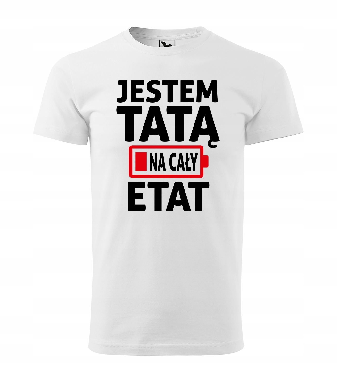 

Koszulka biała Jestem Tata Na Cały Etat roz L