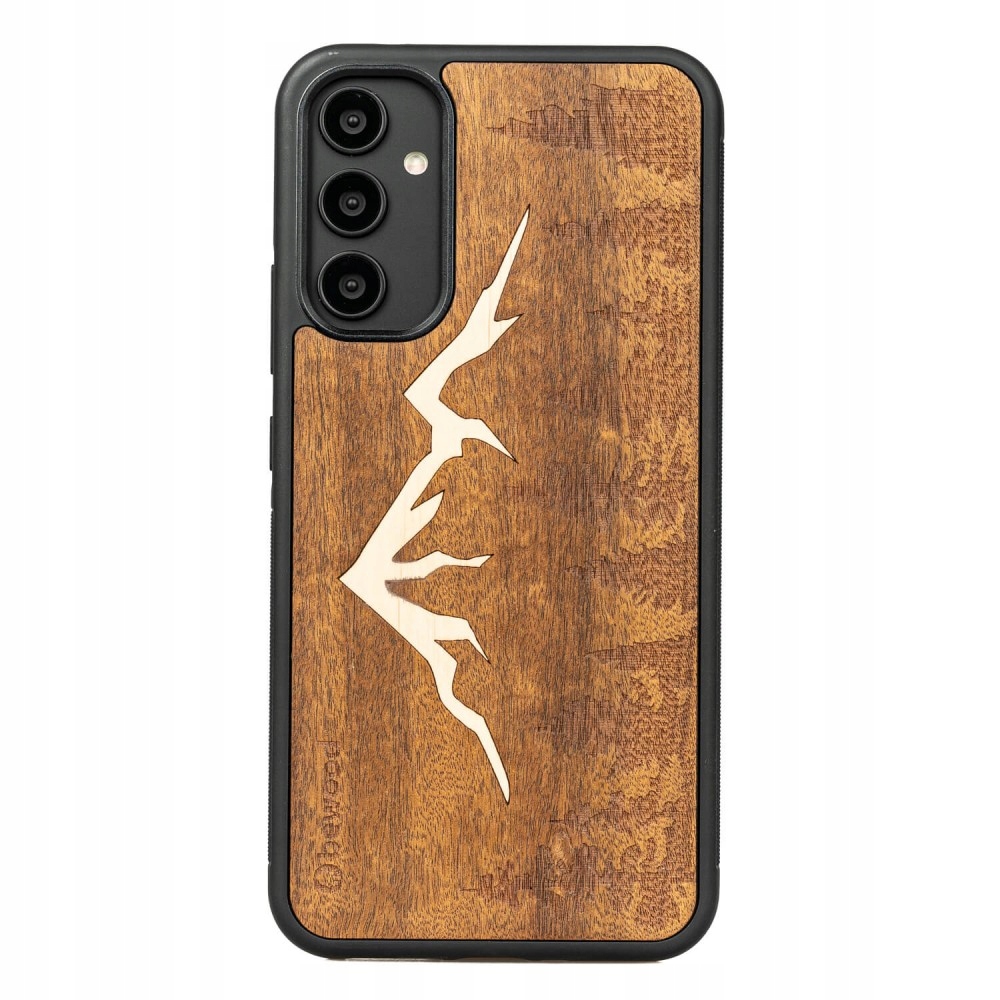 Drewniane Etui Bewood na Samsung Galaxy A34 5G Góry Imbuia