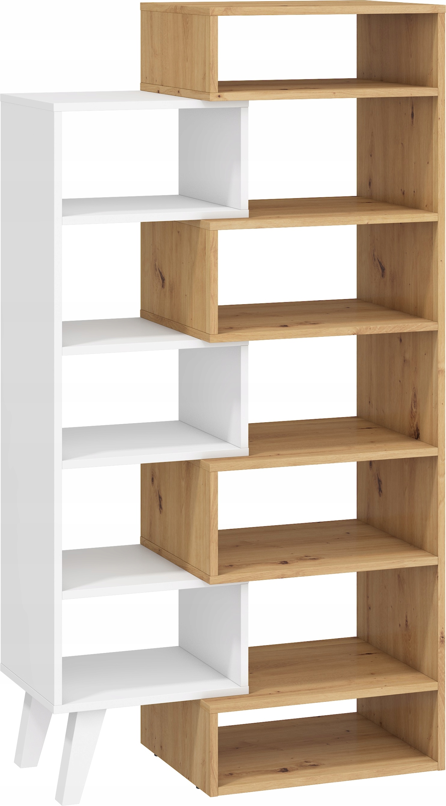 meble NORSID 12 regał rozsuwany R artisan / biały