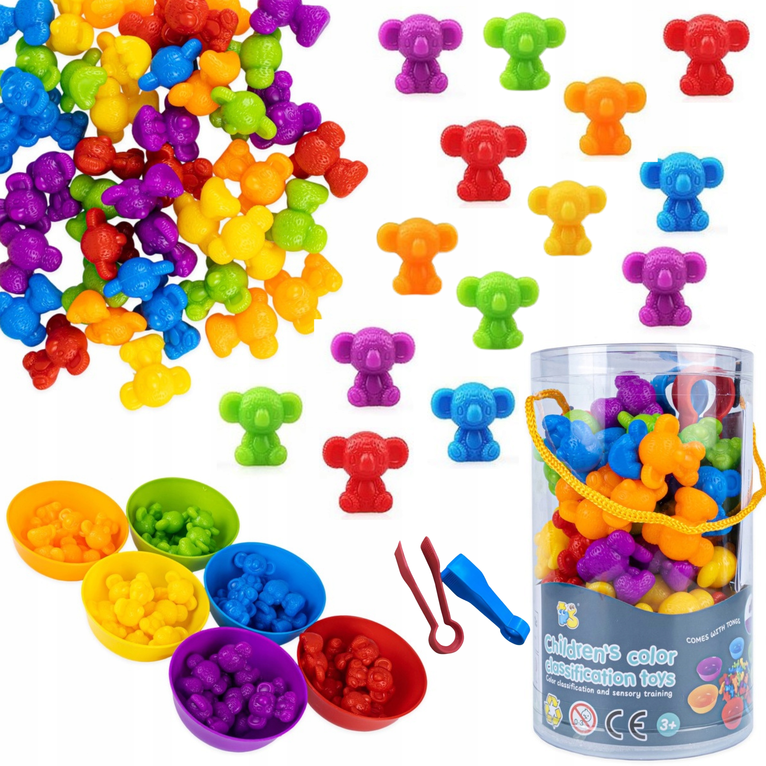 MONTESSORI ZESTAW DO NAUKI LICZENIA - MISIE KOALA