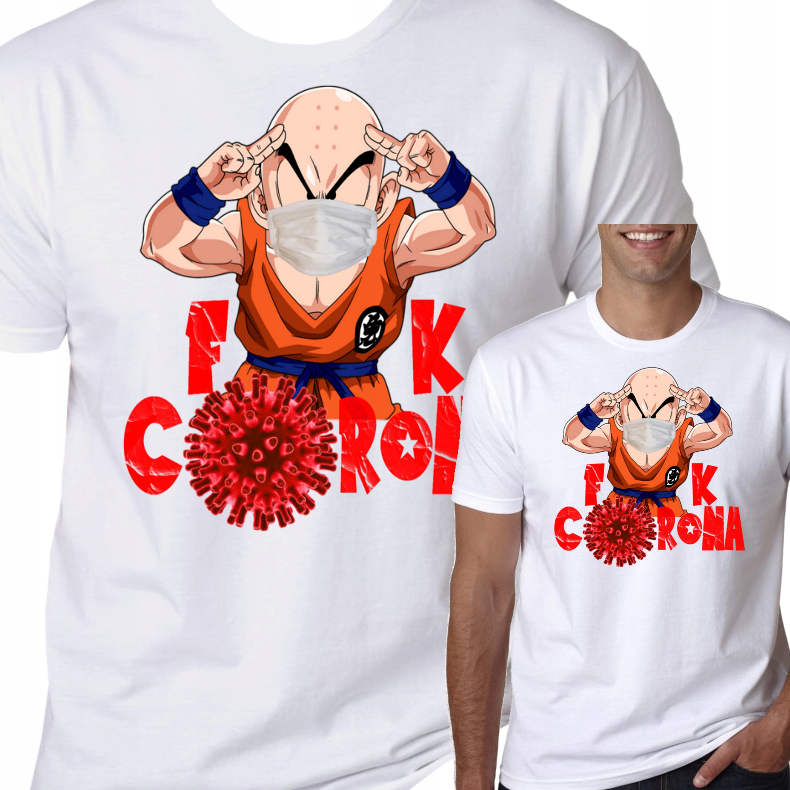

T-Shirt Koszulka Dragon Ball Corona Covid S 0334
