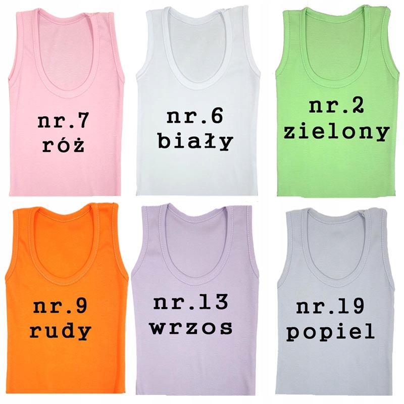 Podkoszulka na naramkach bawełna POLSKIE 86 cm Rozmiar (new) 86