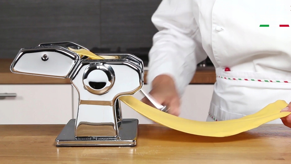 Strojček na cestoviny Marcato Atlas Pasta Set NOVINKA Strieborná farba