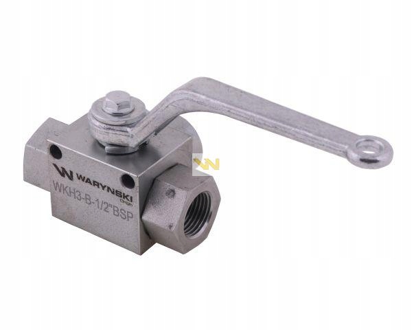 Kulový kohout hydraulický 3-cestný 3/2 1/2"BSP