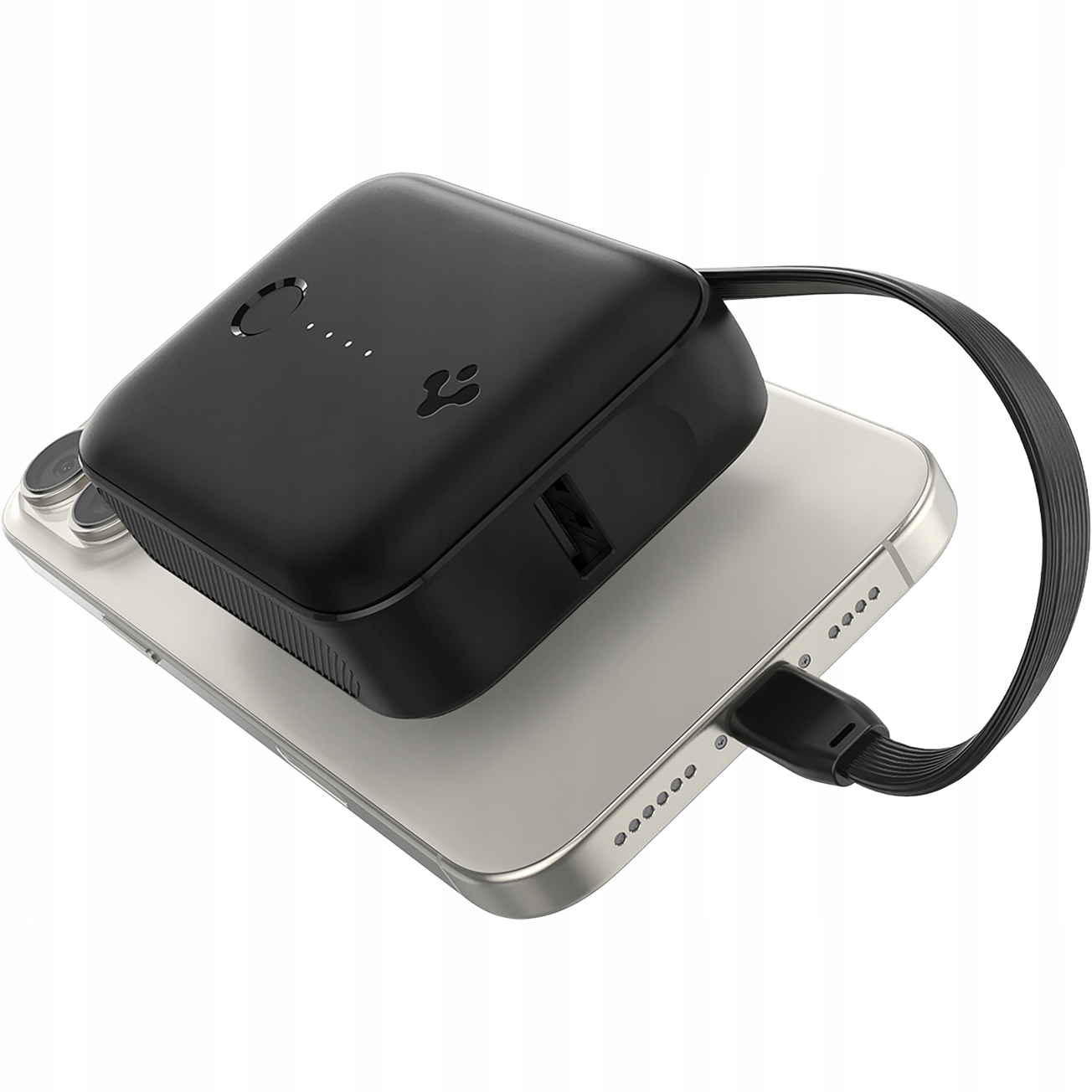 Powerbanka Spigen 10000mAh 30W Usb-c Usb-a malá, kompaktní, s držákem, lehká