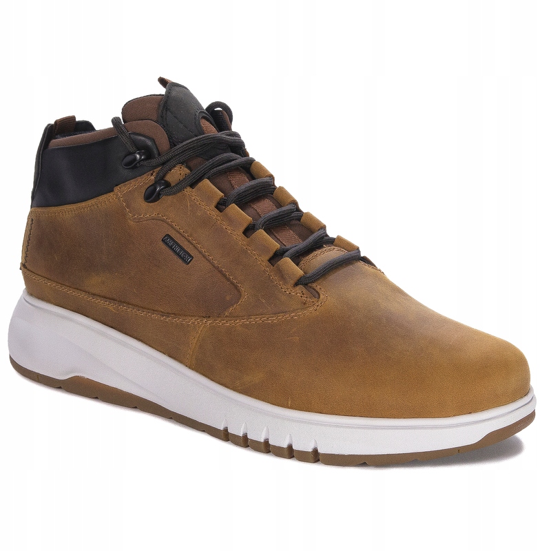 Geox Botki buty męskie skórzane nubukowe brązowe U04APA-000FF-C2112 r.42
