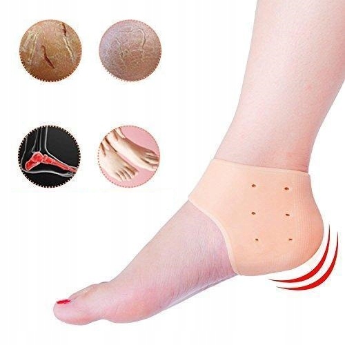 SKARPETKI SILIKONOWE PĘKAJĄCE PIĘTY STOPY OSTROGI Marka inna marka