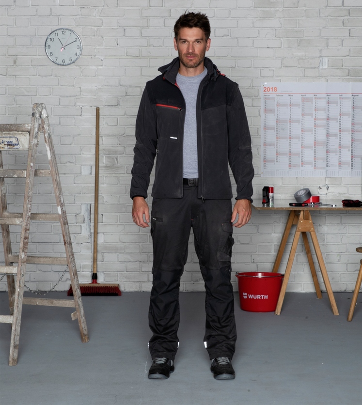 KURTKA SOFTSHELLOWA WURTH STRETCH X ANTRACYT XXL Model STRETCH X