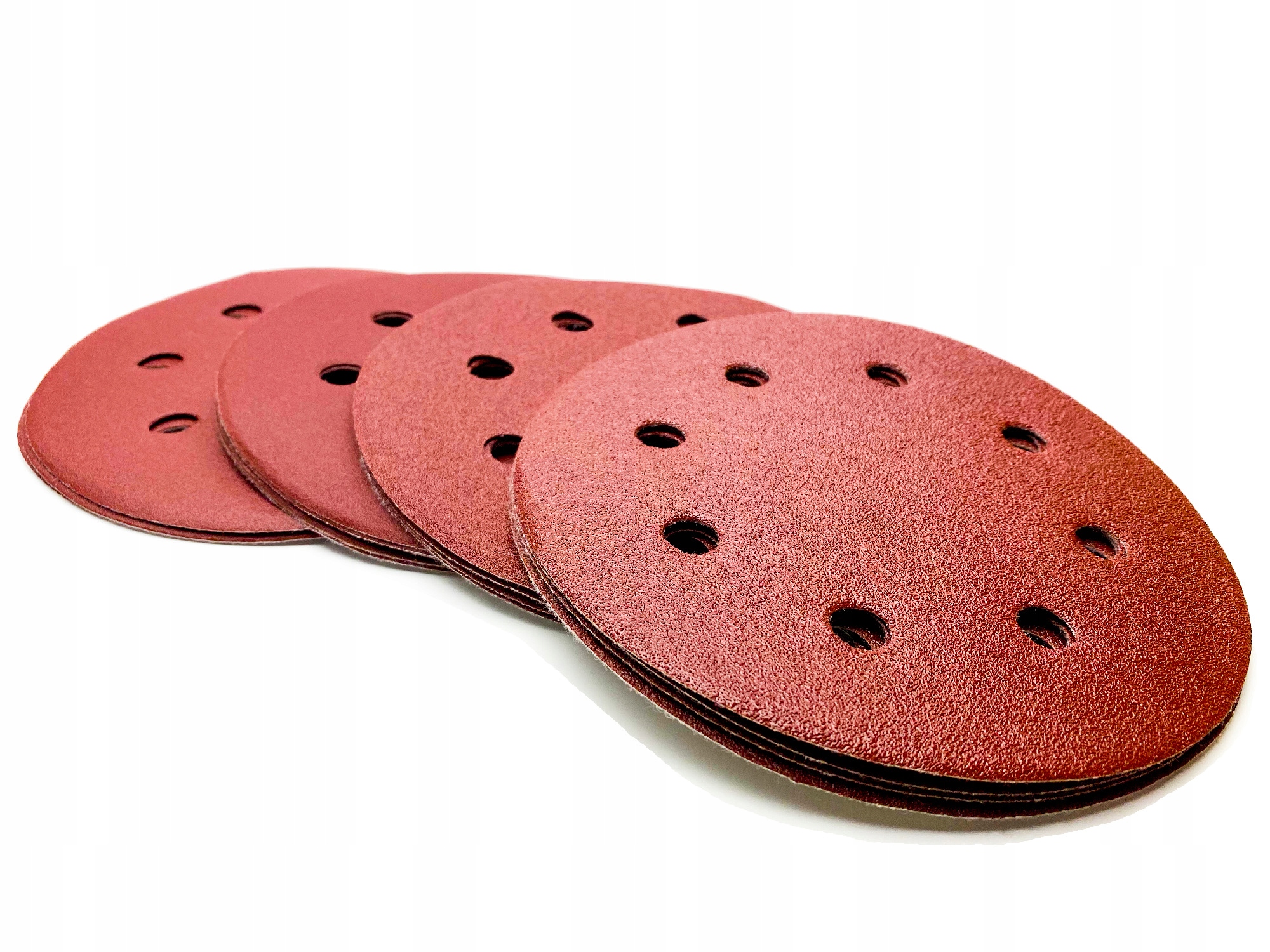 

Zestaw Krążek Papier Ścierny Rzep krążki 125mm 8ot