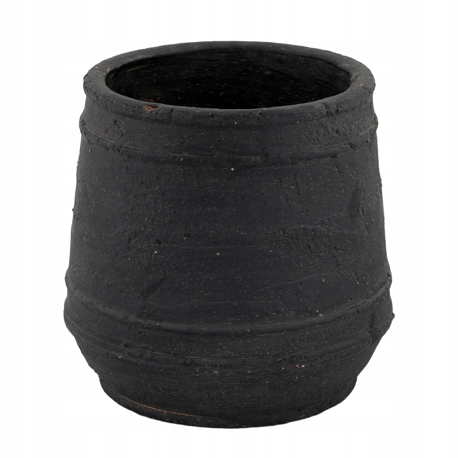 

Donica Gryta k. czarny styl retro śr. 17cm