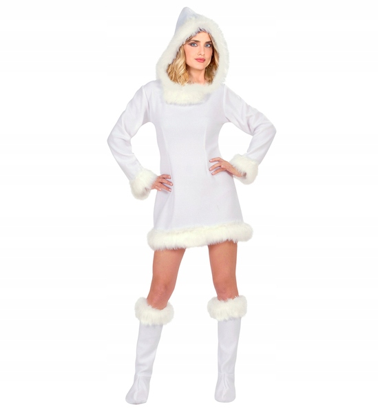 Kostým Sněhové Vločky Sněhová Vločka Bílá Eskimoska M