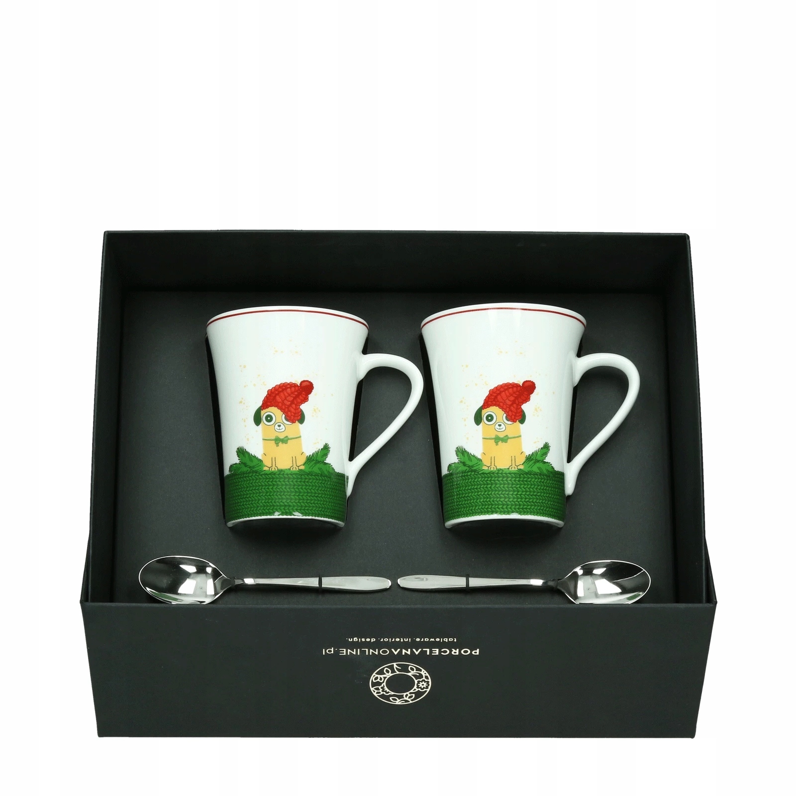 Sada pohárov Pes Nora Christmas