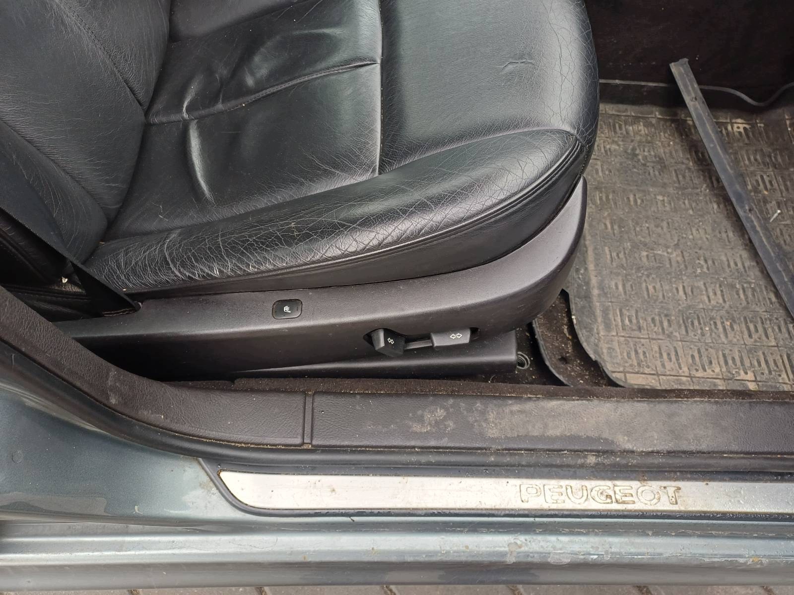 KOMPLET seats left right front + seat rear part + side PEUGEOT 607 and leather
