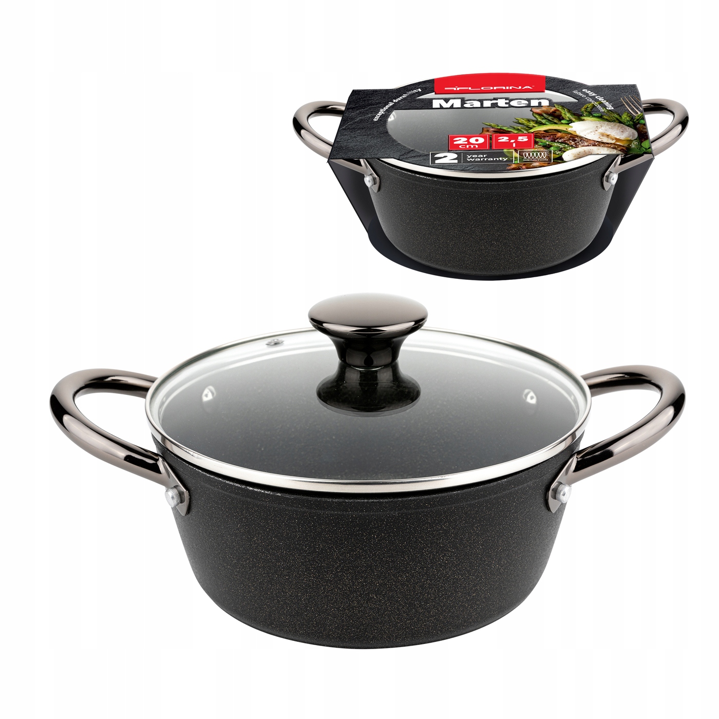 

Garnek aluminiowy Florina Marten 2,5 l 20 cm