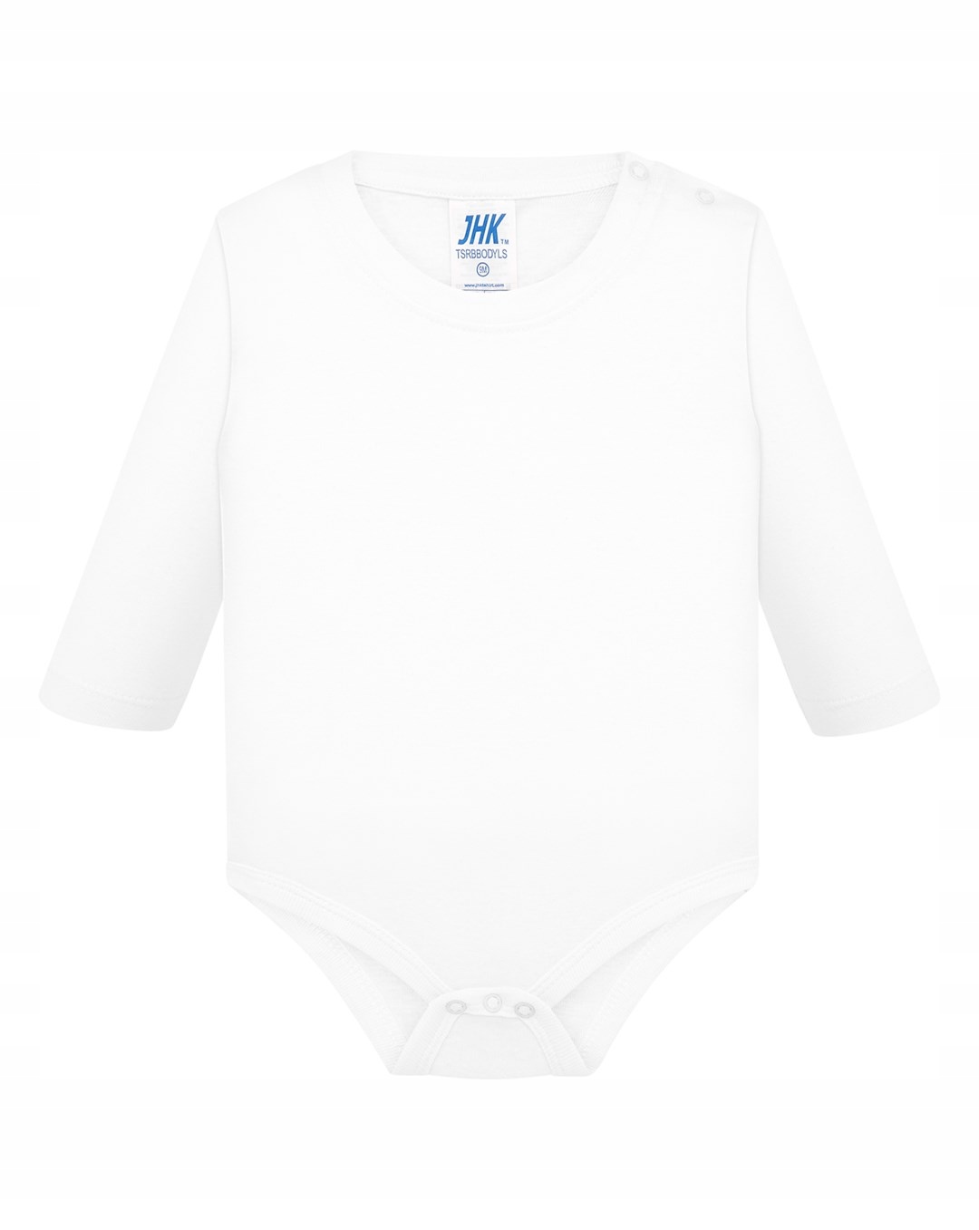 

Body długi rękaw białe niemowlęce Jhk 100% baw. 6M