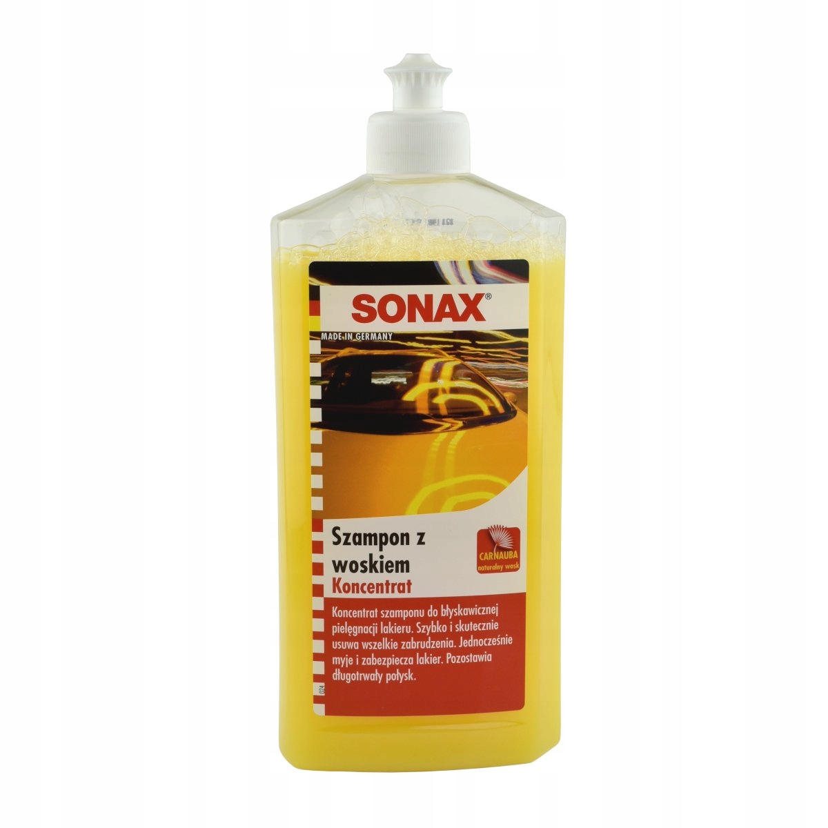 

Sonax Szampon Z Woskiem Koncentrat 500ML SC-S31320