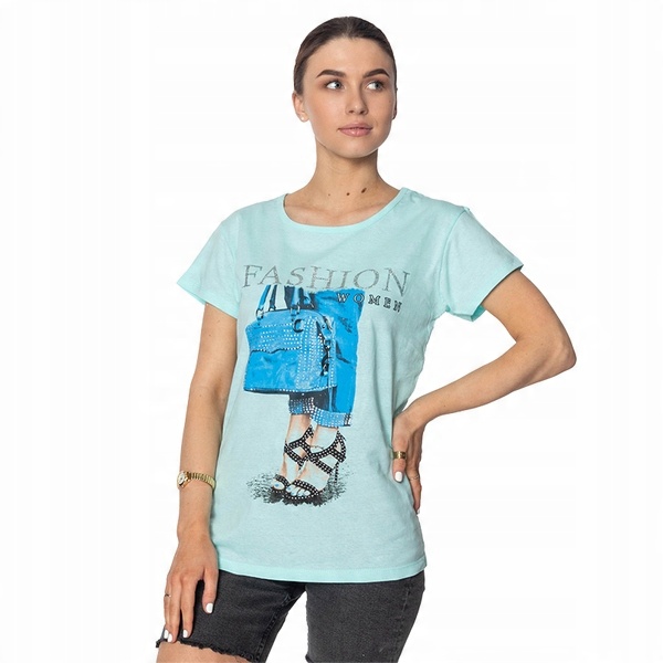 

Codo/fashion Miętowa Damska Koszulka XL - 42