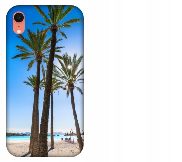 

Etui pokrowiec iPhone Xr Palmy plaza wakacje lato