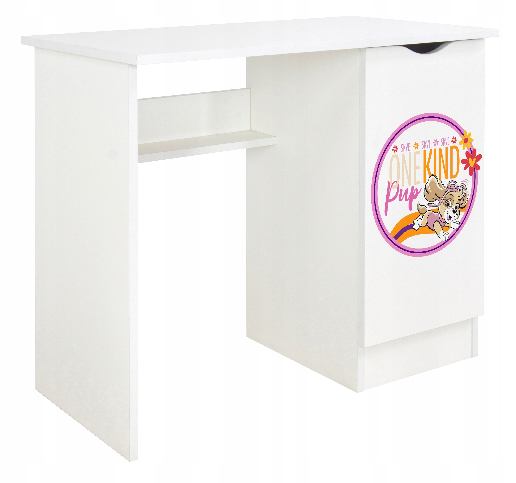 Detský písací stôl Labková patrola 90x50x77 – na učenie a kreslenie – Skye