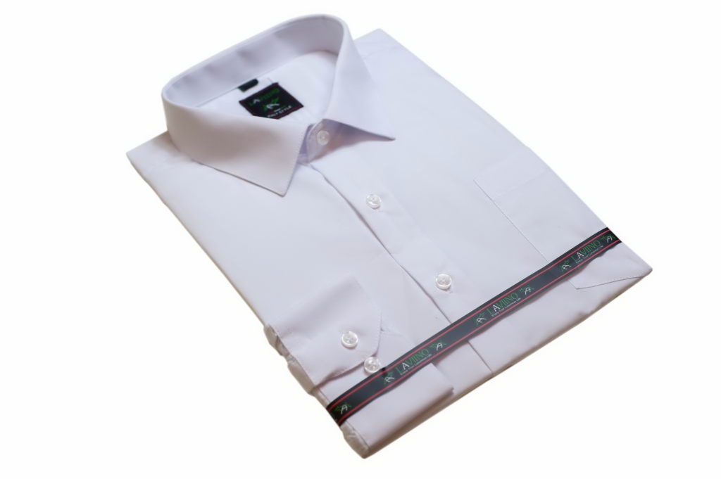 51/52 DUŻA koszula męska BIAŁA gładka długi rękaw Model LAVIINO-DL73B/klasyczna-wizytowa-elegancka
